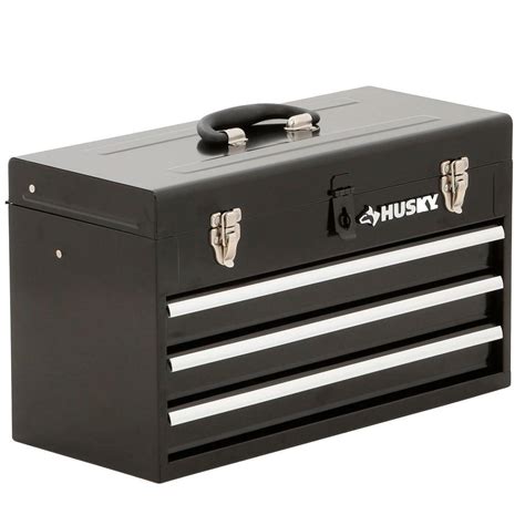 3-drawer metal portable tool box|20 inch 3 drawer toolbox.